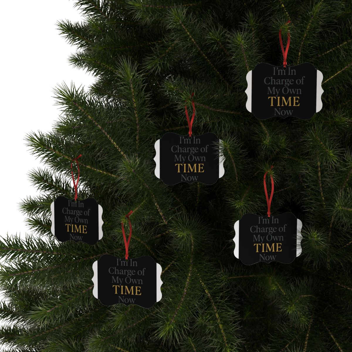 I'm In Charge of My Own Time Now Ornaments | Retirement Celebration - Retiree Gifts Retirement Party