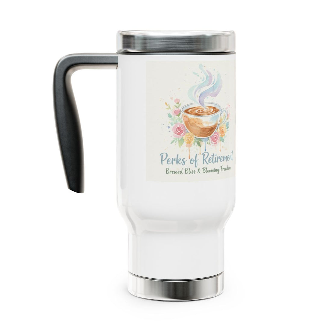 Retired Name Perks of Retirement Travel Tumbler