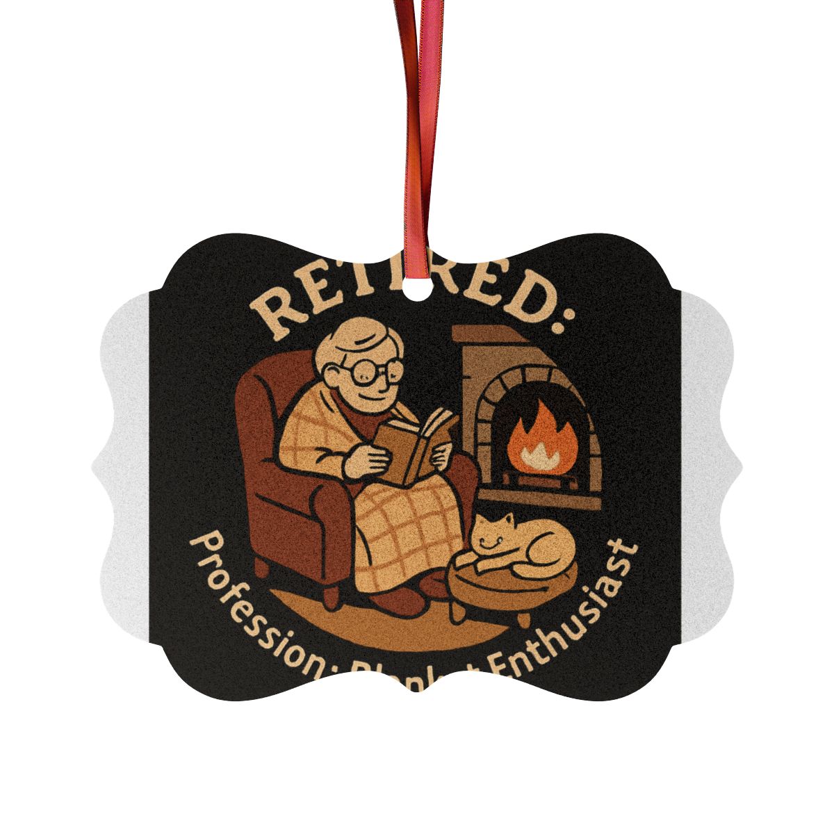 RETIRED Profession Blanket Enthusiast Ornaments | Warmth and Joy - Retiree Gifts Retirement Party