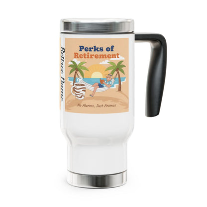 Perks of Retirement Design Travel Mug