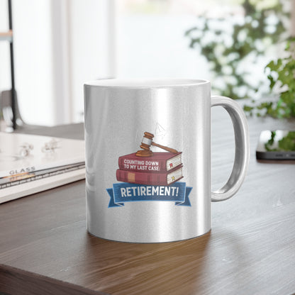 Counting Down to My Last Case Retirement | Fun Gift for Retiring Professionals Gold Silver Black Access Mugs - Retiree Gifts Retirement Party