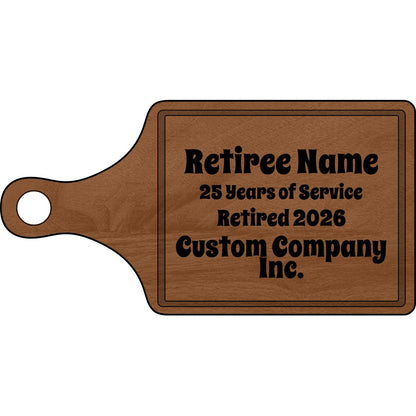 Retiree Name 25 Years of Service Custom Company product
