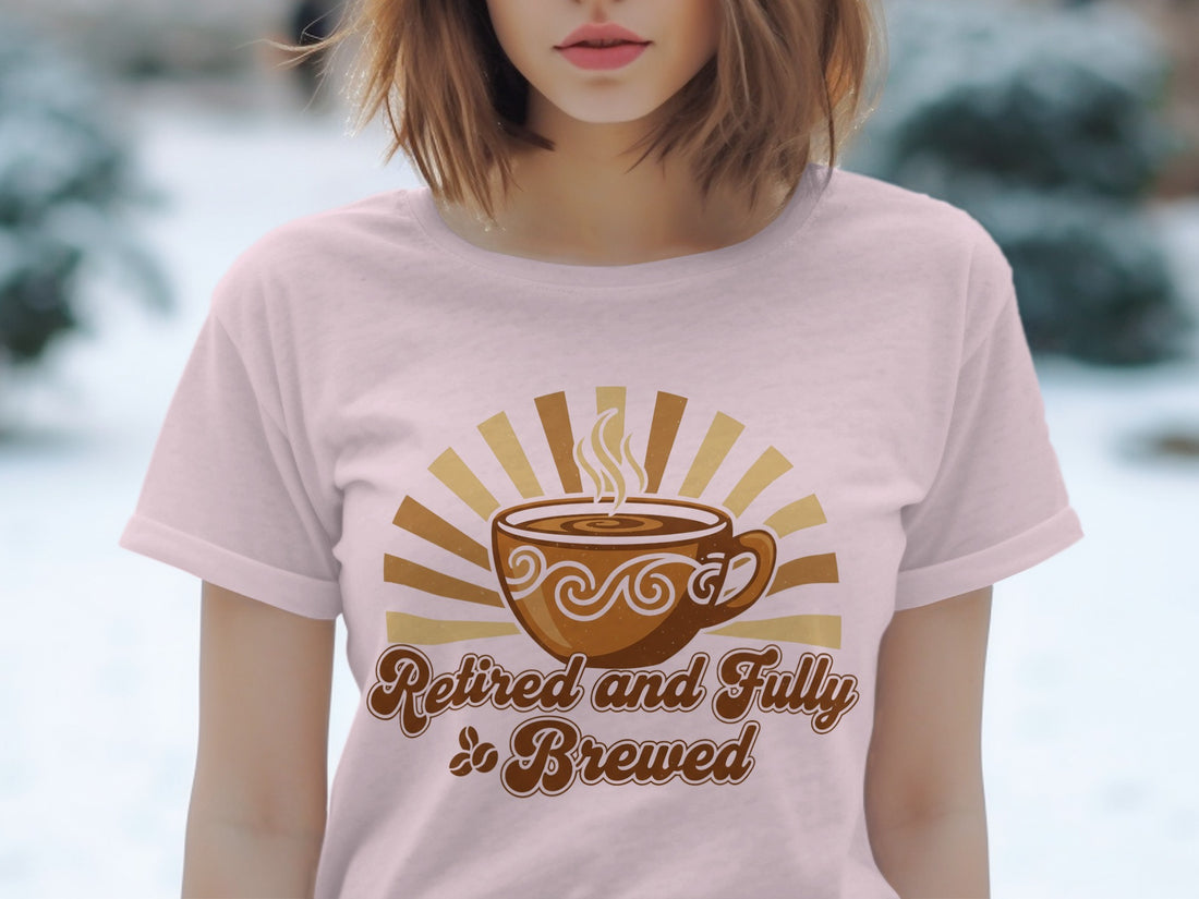 Retired and Fully Brewed Graphic T-shirt