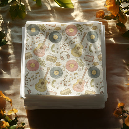 Vintage Music Theme Decorative Napkins product