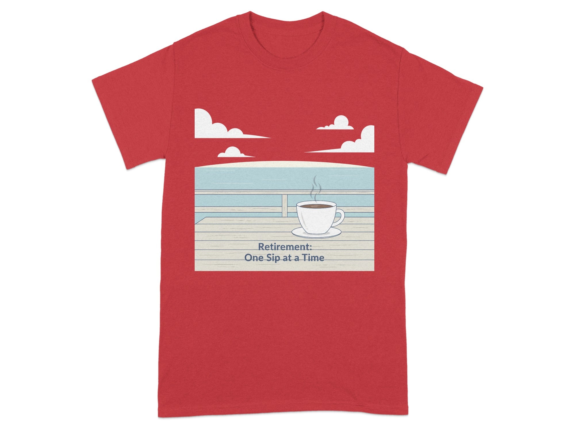 Retirement One Sip at a Time Coffee T-Shirt