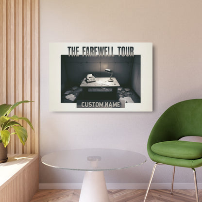 The Farewell Tour Personalized Retirement Gift Metal Art Sign - Retiree Gifts Retirement Party