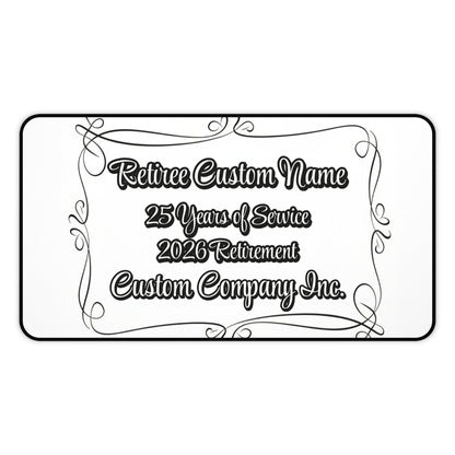 Custom Name 25 Years of Service 2026 Retirement Gift