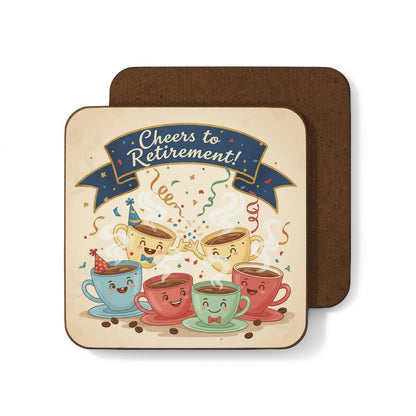 Cheers to Retirement Coasters Celebration Decor