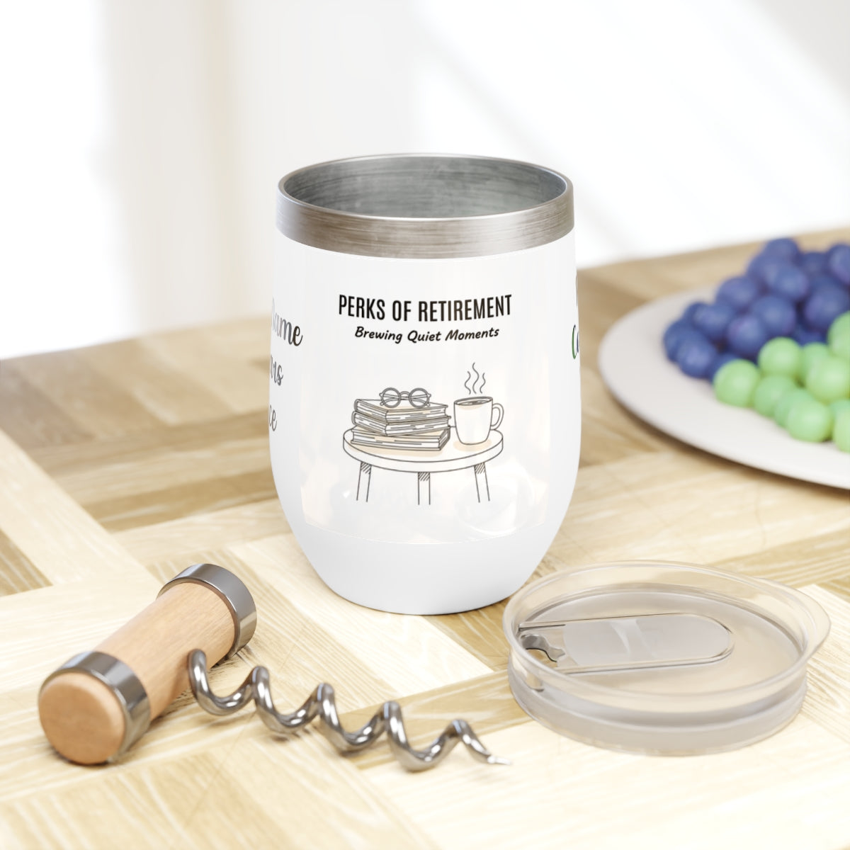 Perks of Retirement Brewing Quiet Moments Mug