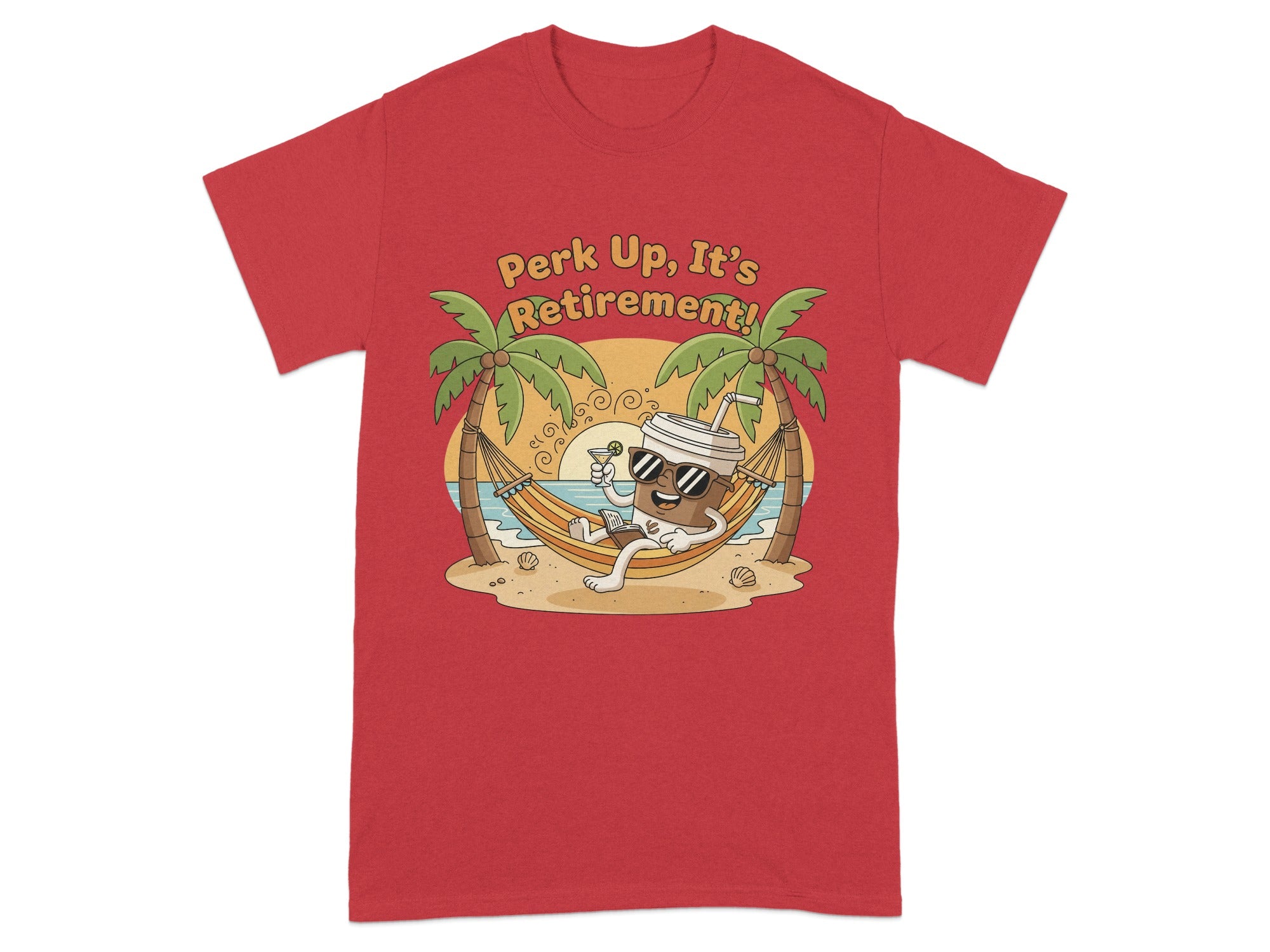 Perk Up Its Retirement Relaxing Coffee Themed Shirt