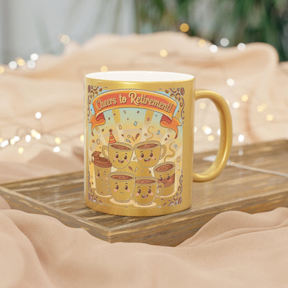 Cheers to Retirement Colorful Mug Gift for Celebration