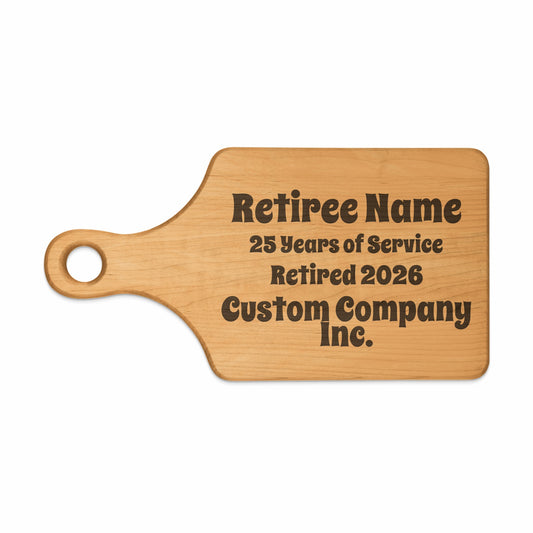 Retiree Name Custom Company Inc. cutting board product
