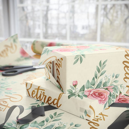 Beautiful Floral Retired Wrapping Paper Product