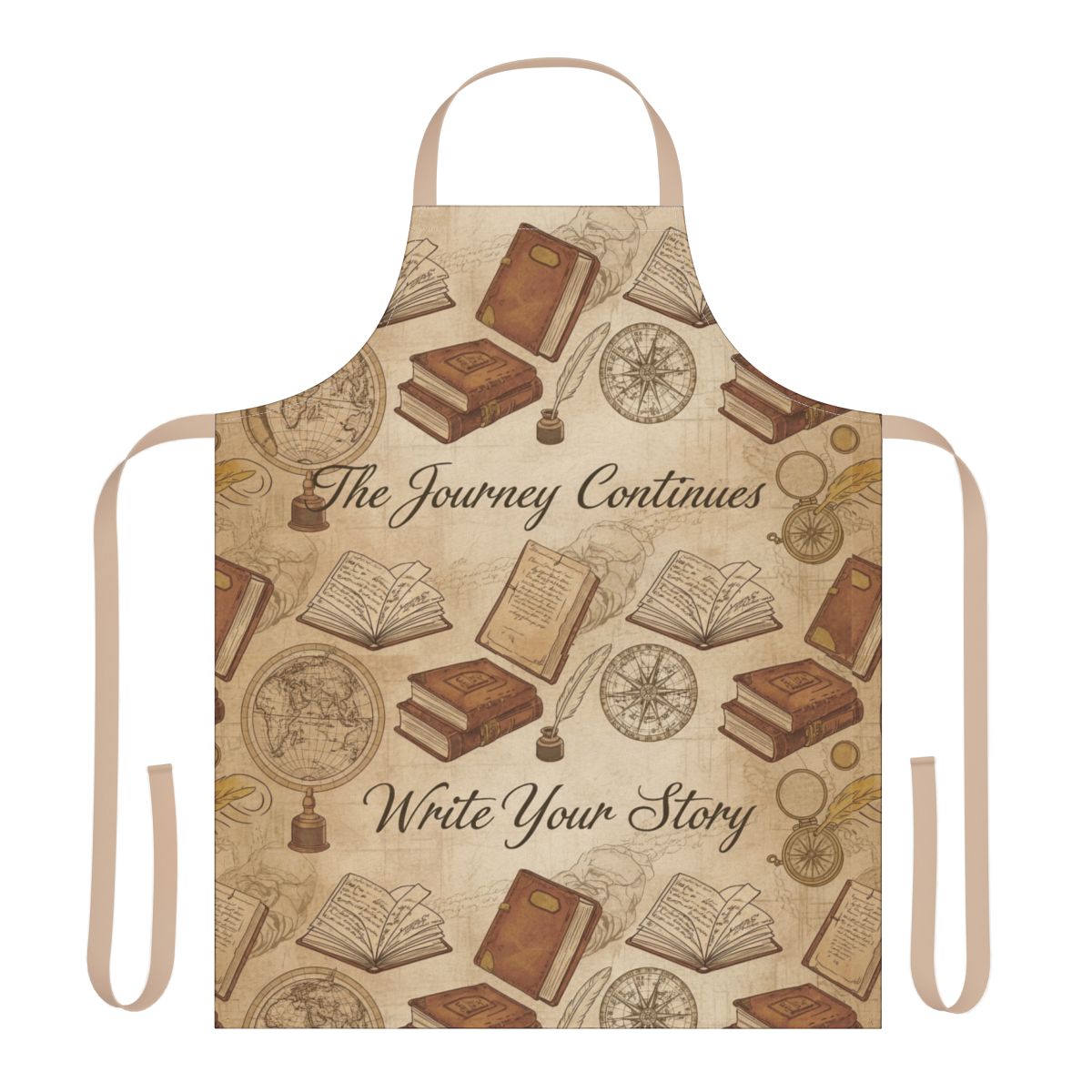 The Journey Continues Write Your Story Apron