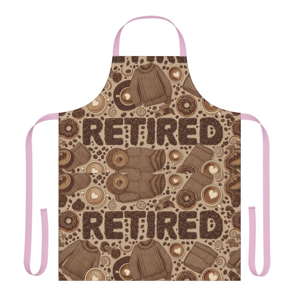 Retired Knitted Sweater Patterned Apron