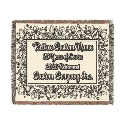 Retiree Custom Name Custom Company Inc. Blanket product