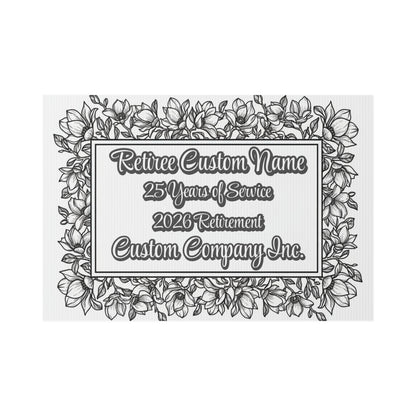 Retiree Custom Name 25 Years Service 2026 Retirement product type