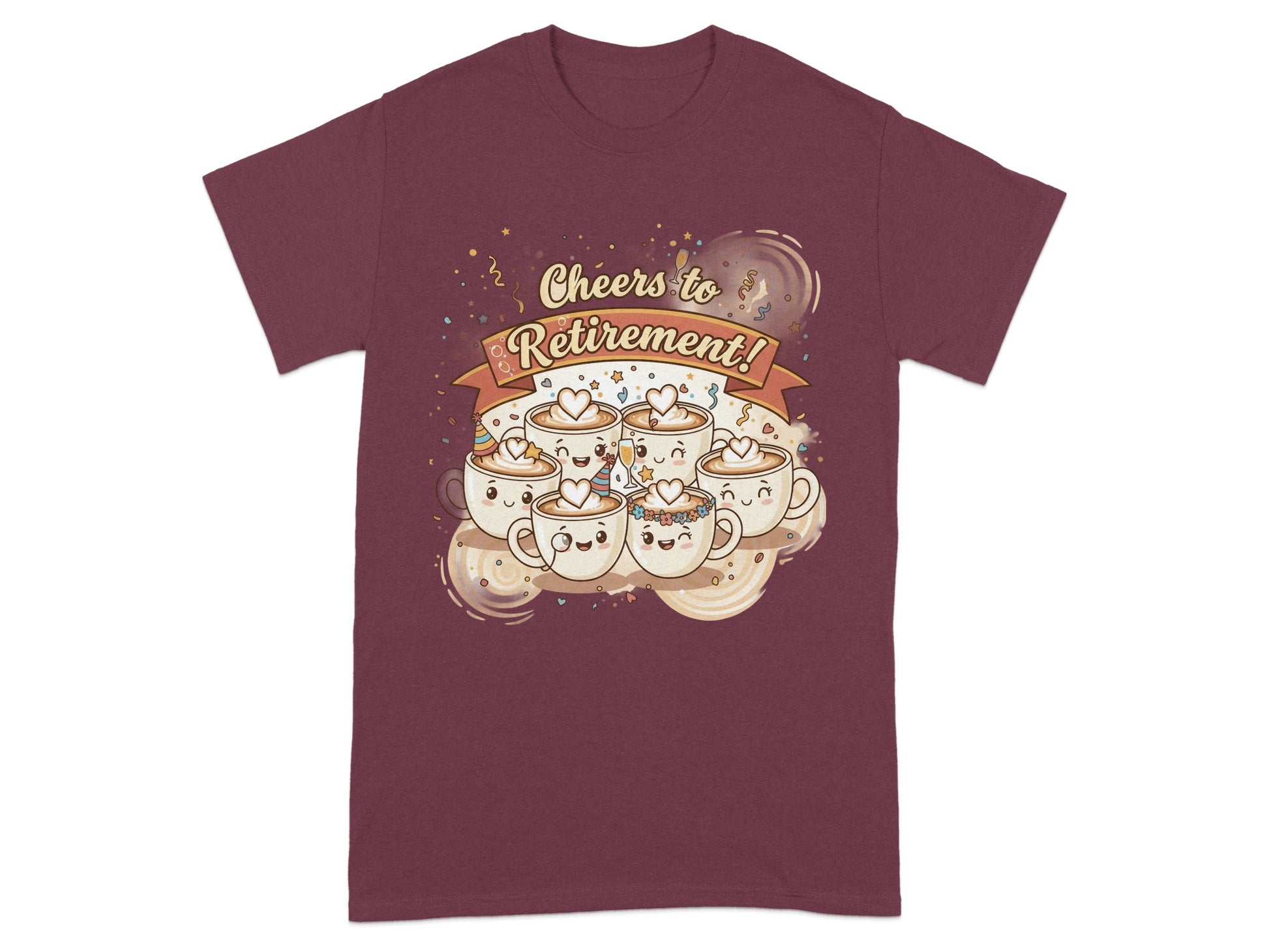 Cheers to Retirement Coffee Mug Celebration T-shirt