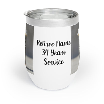 Retiree Name 34 Years Service Commemorative Mug