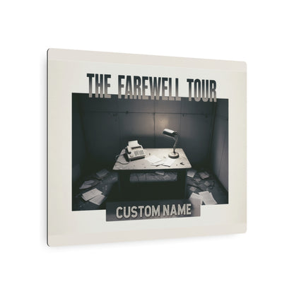 The Farewell Tour Personalized Retirement Gift Metal Art Sign - Retiree Gifts Retirement Party