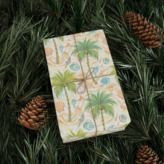 Tropical Sea and Beach Inspired Gift Wrap product type