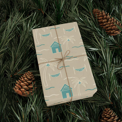Beach House Pattern Wrapping Paper product type