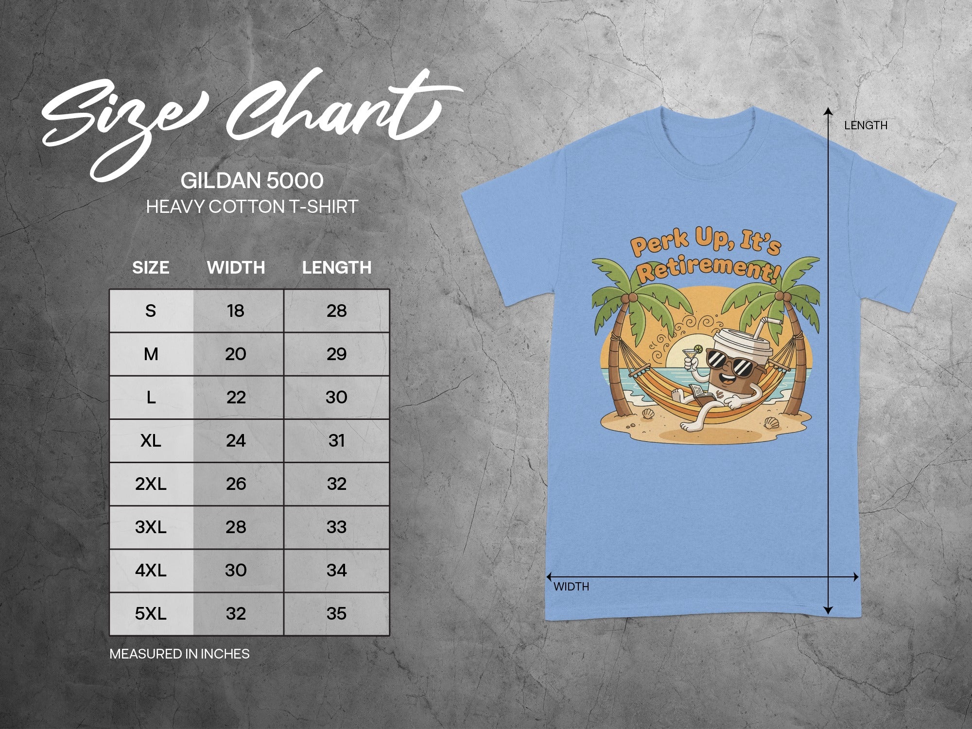 Perk Up It's Retirement Funny Graphic T-Shirt