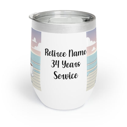 Personalized Retiree Name 34 Years Service Mug