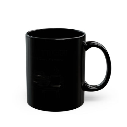 Elegant Black Coffee Mug for Home or Office Use