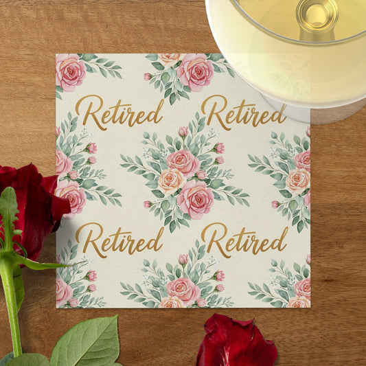 Elegant Retired Floral Greeting Card for Special Occasions