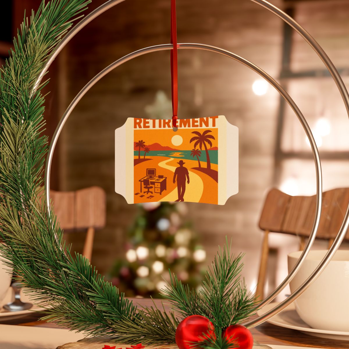 Retirement Ornaments | Celebrate Your New Journey - Retiree Gifts Retirement Party