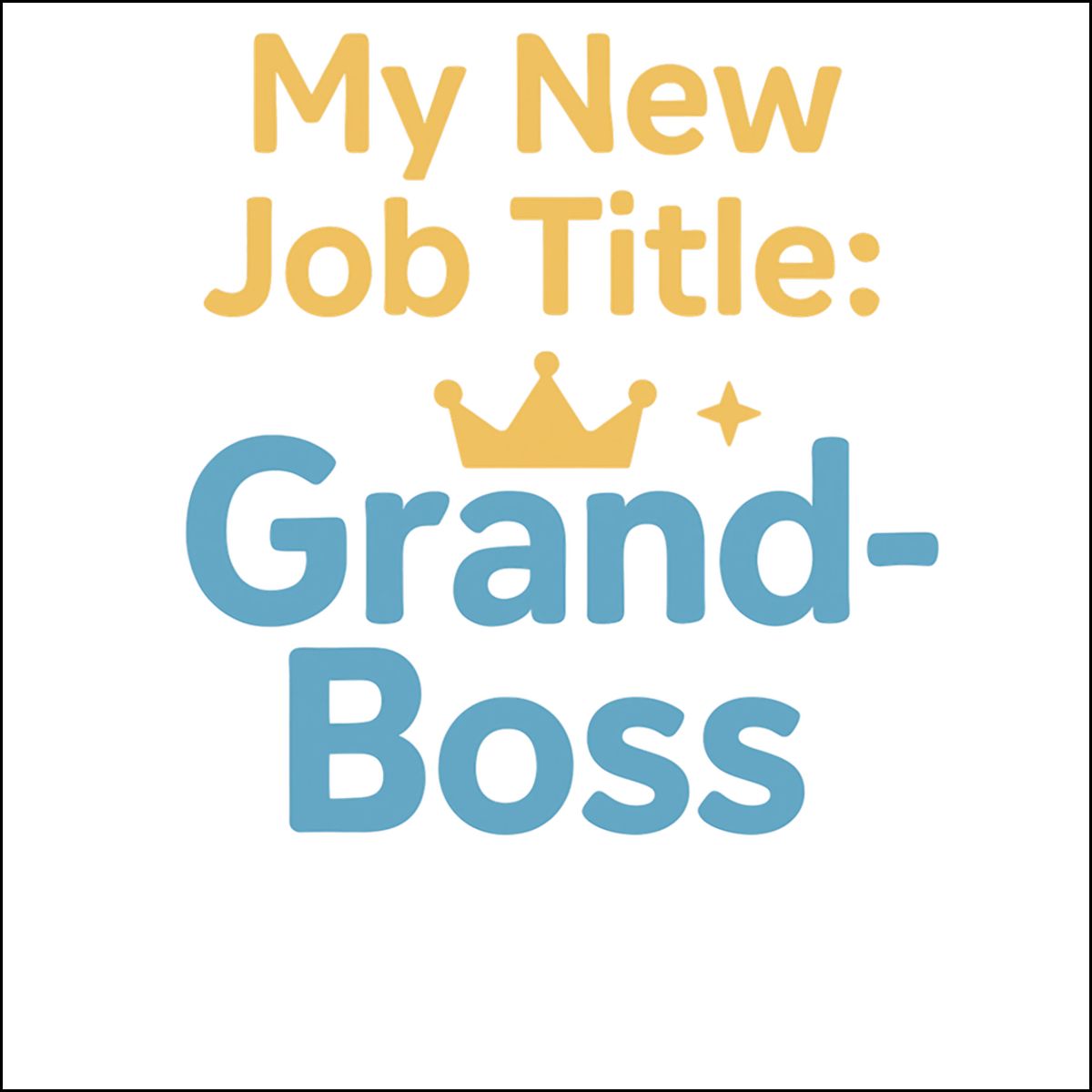 My New Job Title Grand-Boss Ornaments | Celebrate Retirement with Humor - Retiree Gifts Retirement Party