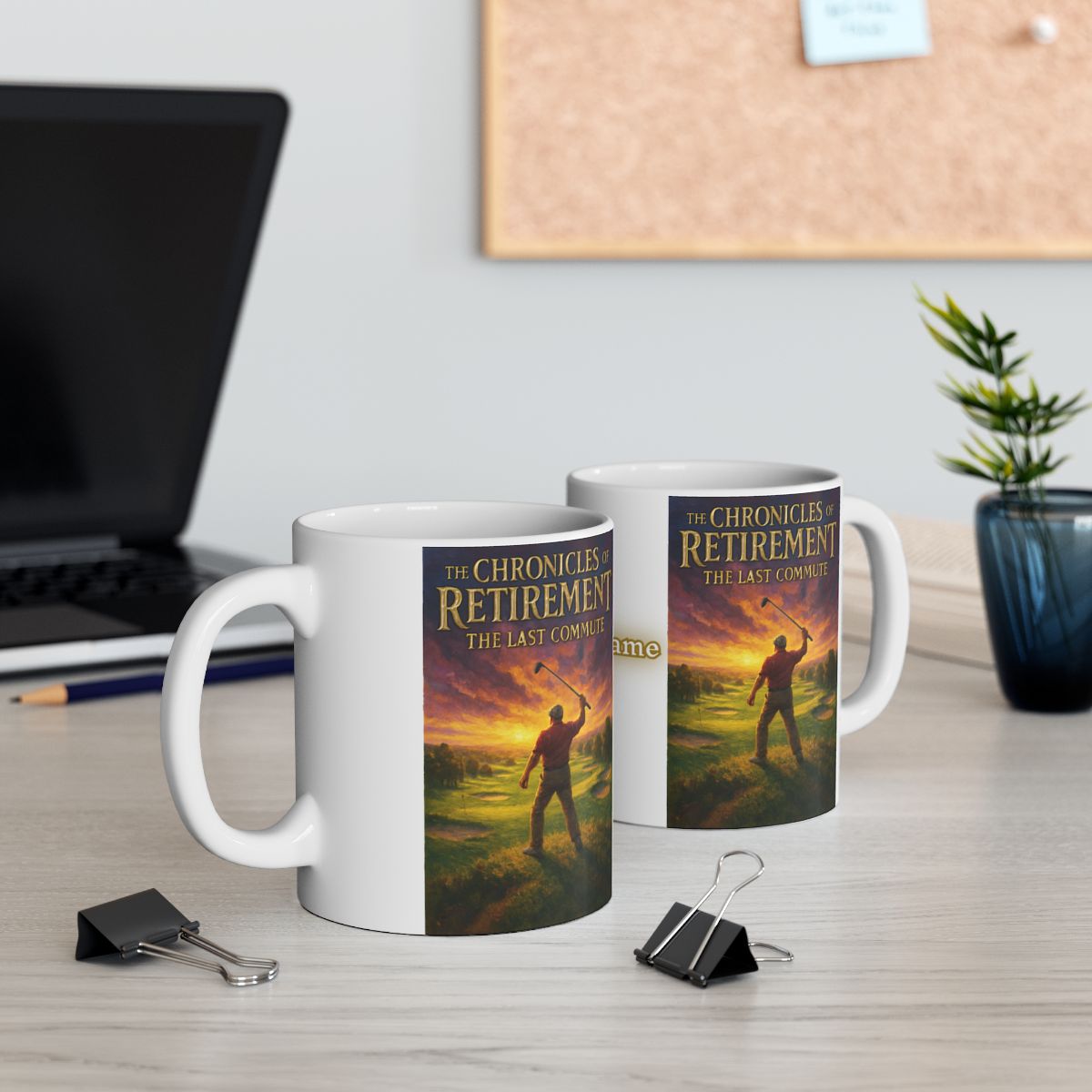 The Chronicles of Retirement The Last Commute mug