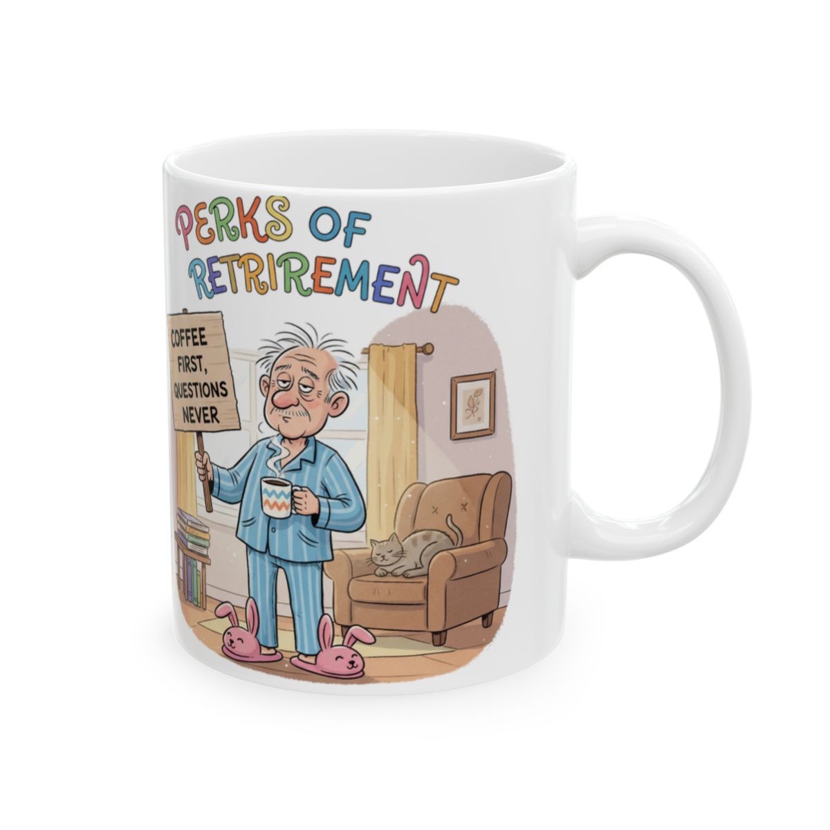 Perks of Retirement Coffee Mug for Daily Enjoyment