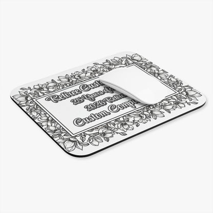 Retiree Grandma 25 Years of Service 2023 Retire Custom Mousepad