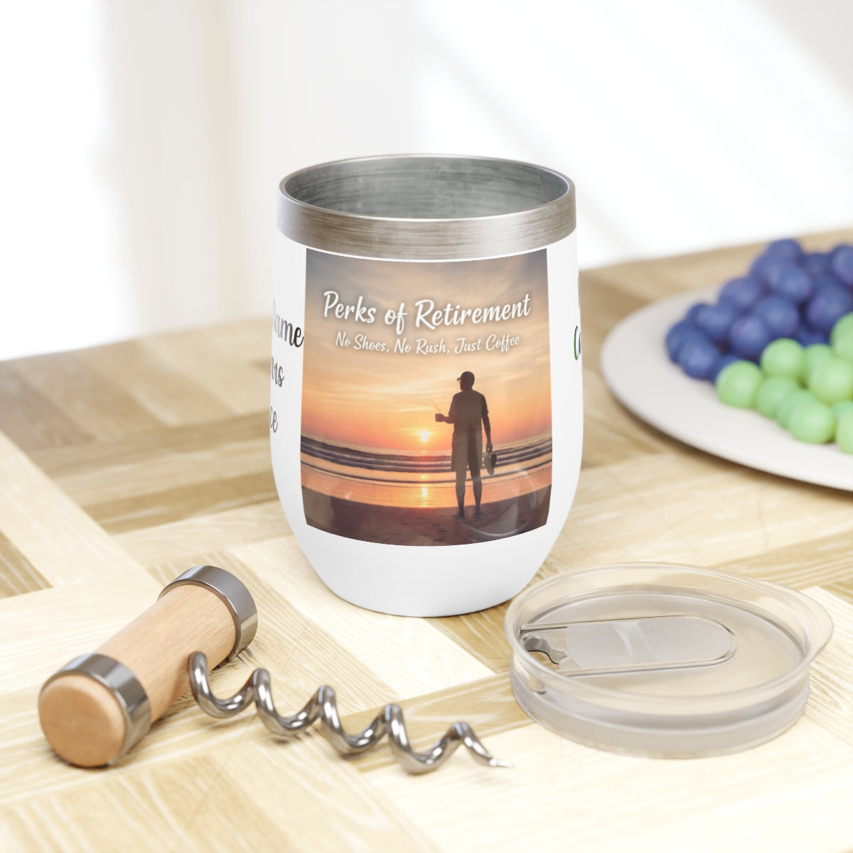 Perks of Retirement No Shoes No Rush Just Coffee Mug