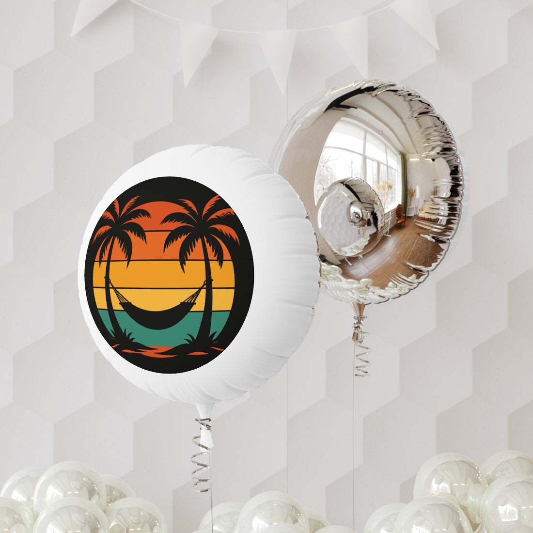 Retirement is a Beach | Living the Dream | Welcome to the beach retirement life on Mylar Ballons 11in or 22in - Retiree Gifts Retirement Party