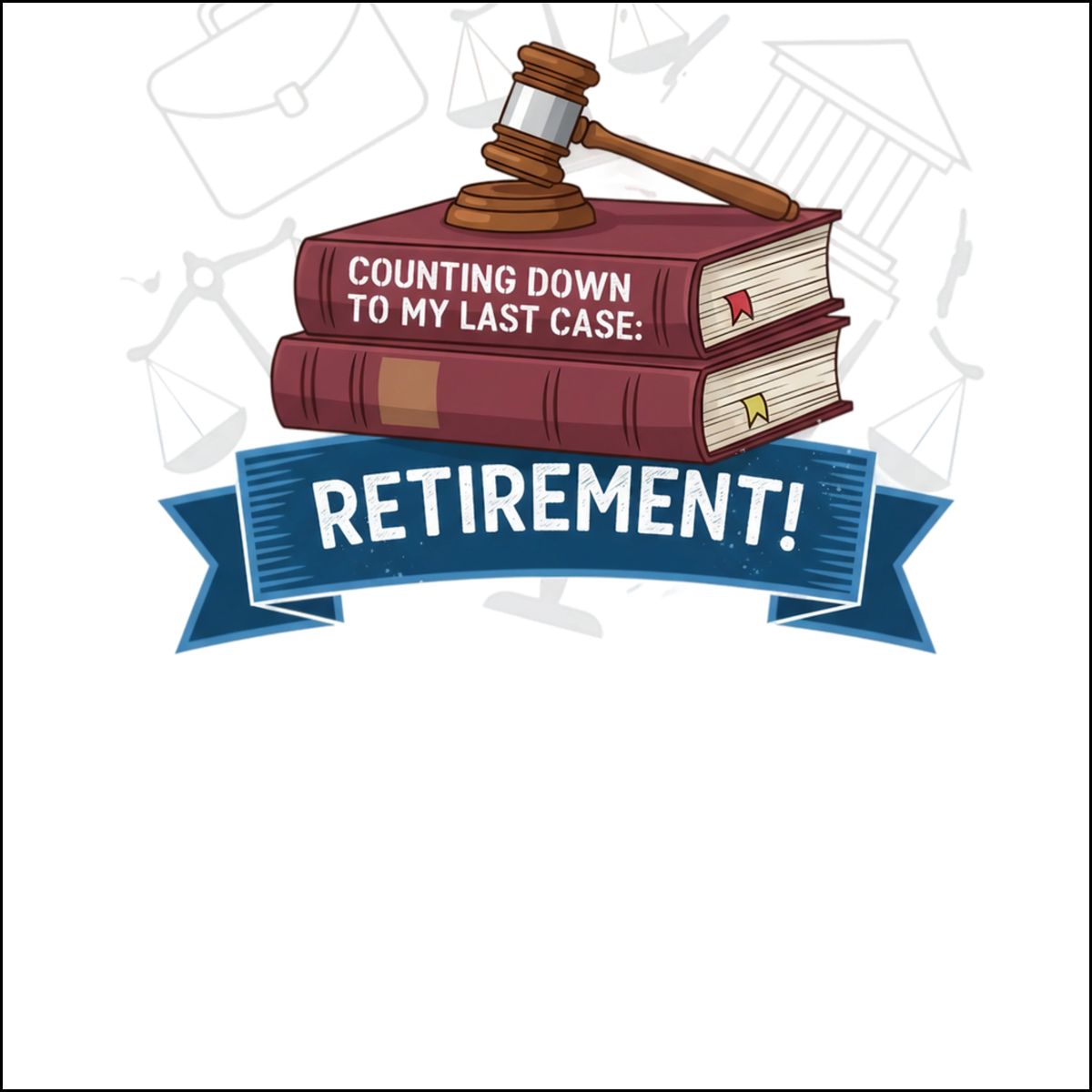 Counting Down to My Last Case Retirement | Celebration Custom Cur Ornaments - Retiree Gifts Retirement Party