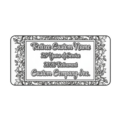 Retiree Custom Name 25 Years of Service 2026 Retirement Gift
