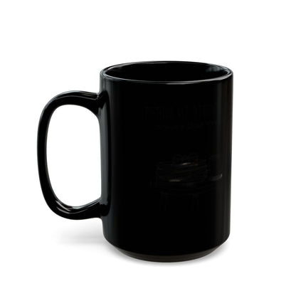 Inspirational Quote Black Ceramic Coffee Mug Gift Item