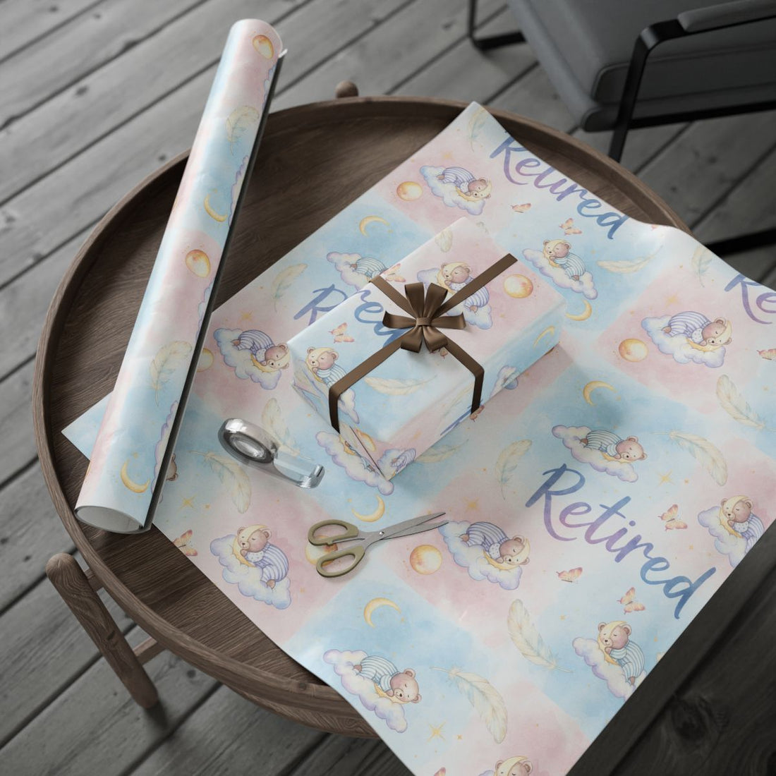 Adorable Baby Angel Retired Wrapping Paper