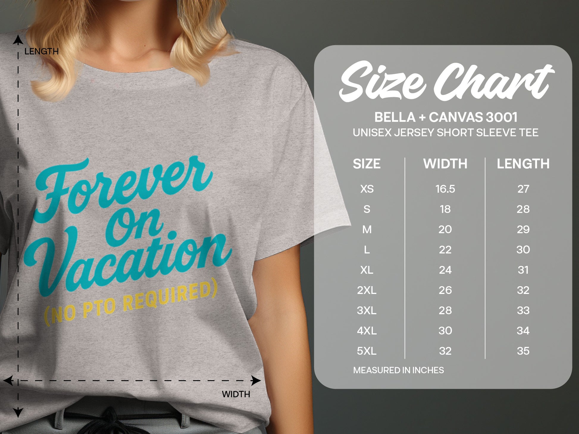Forever On Vacation No PTO Required | Retirement Time | Best Choice Soft Color Bella T-Shirts - Retiree Gifts Retirement Party
