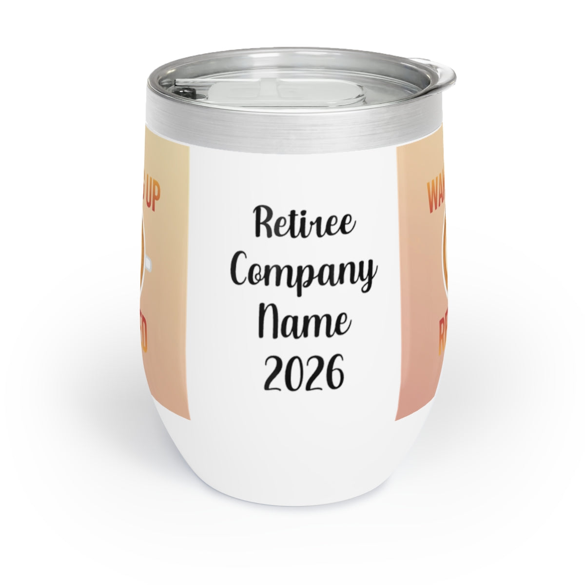 Personalized Retiree Company Name 2026 travel mug