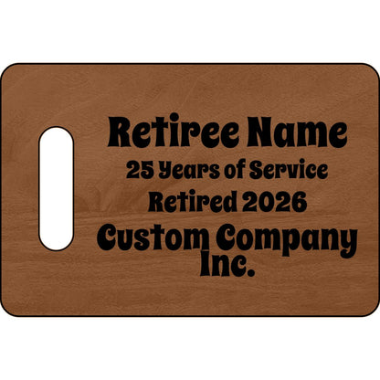 Custom Retiree Name Plaque for Years of Service