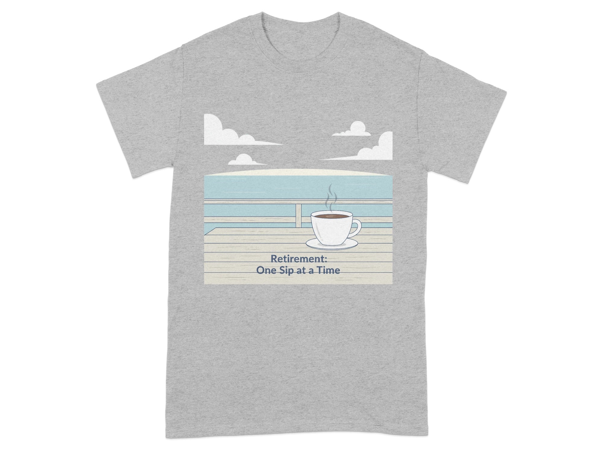 Retirement One Sip at a Time t-shirt