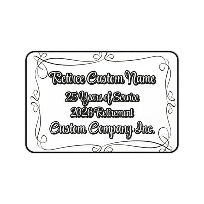 Retiree Custom Name 2026 Retirement Custom Company Inc. Decor