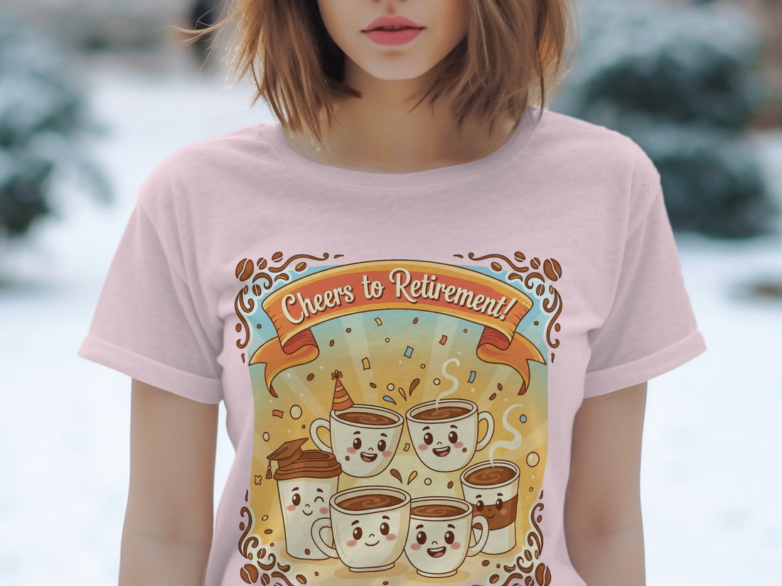 Cheers to Retirement Fun Mug Design T-Shirt