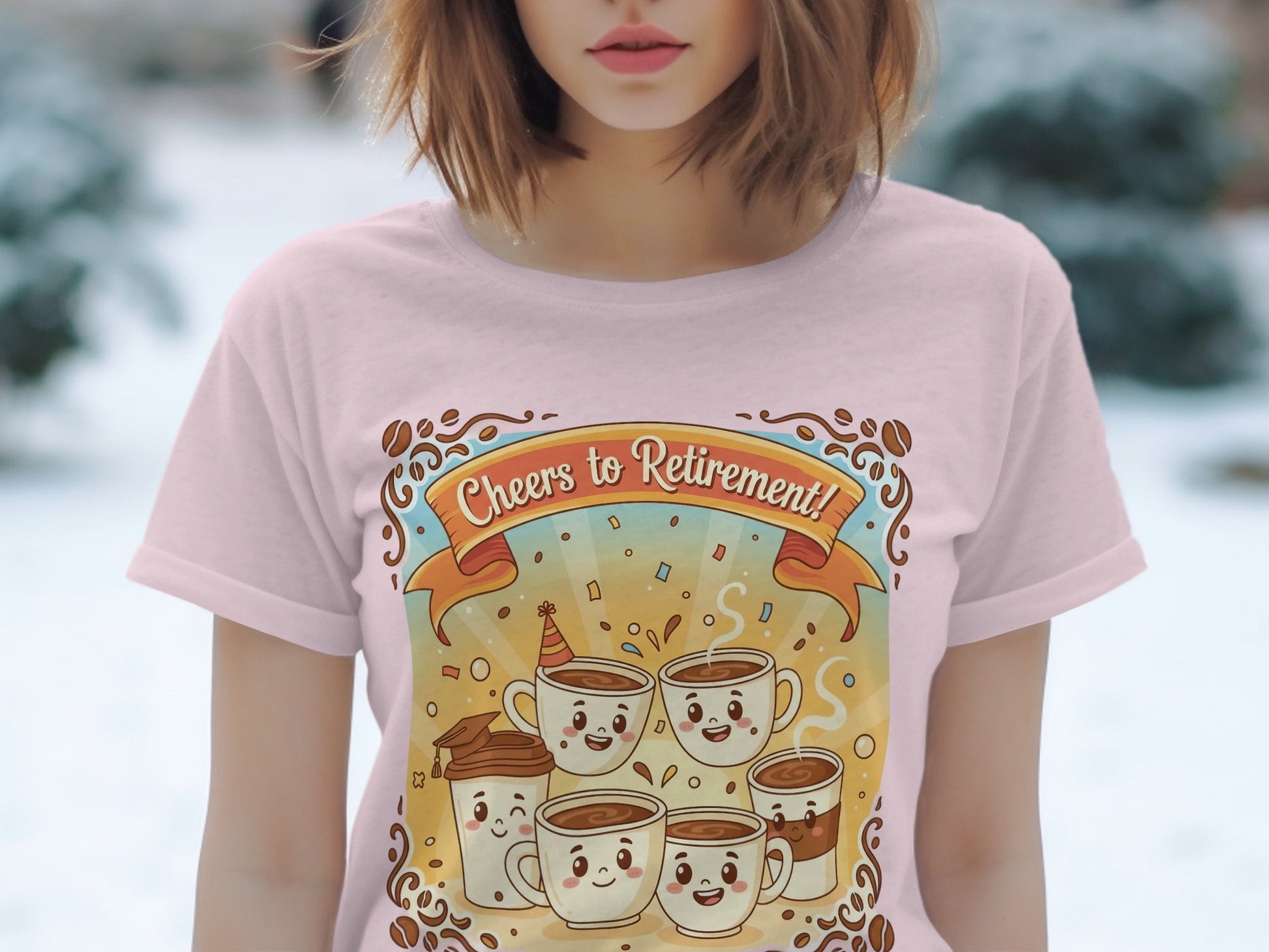 Cheers to Retirement Fun Mug Design T-Shirt