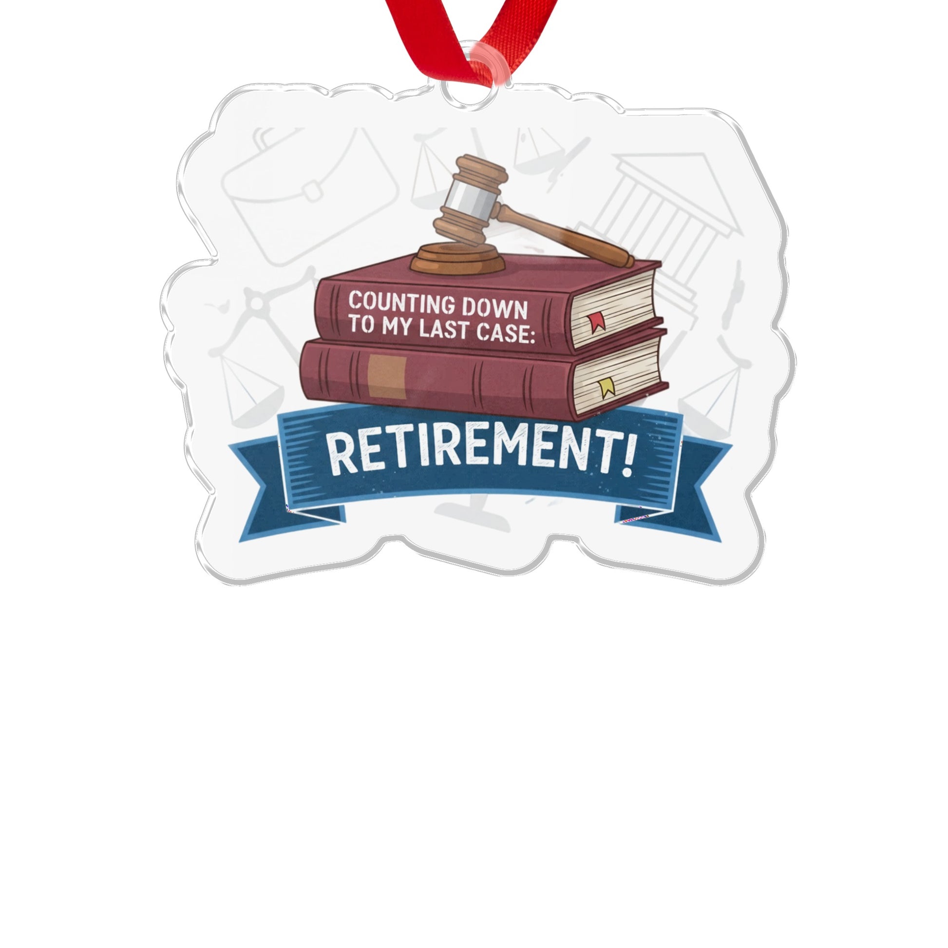 Counting Down to My Last Case Retirement | Celebration Custom Cur Ornaments - Retiree Gifts Retirement Party