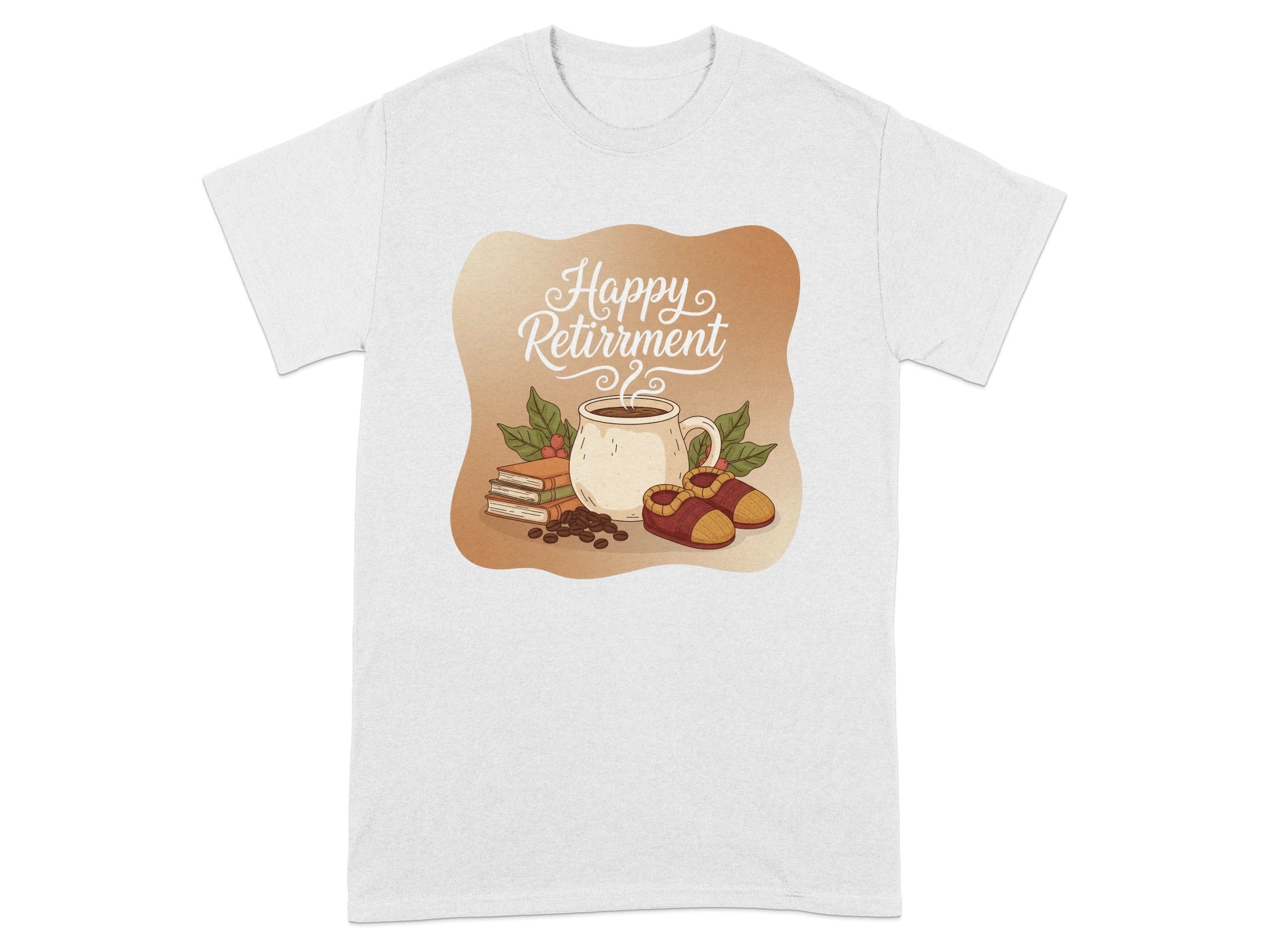 Stylish Happy Retirement Print Tee